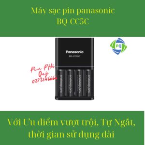 Máy sạc pin panasonic BQ-CC55  khe sạc 4