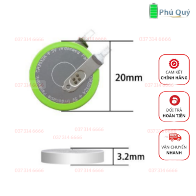 Pin Panasonic CR2032A /FAN 3v - Hình ảnh 3