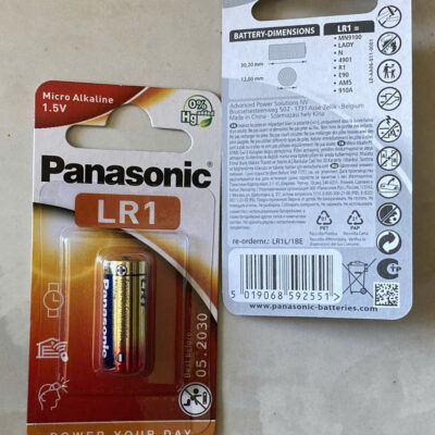 in LR1 / Pin Size N / Pin SUM5 E90 1.5V Panasonic