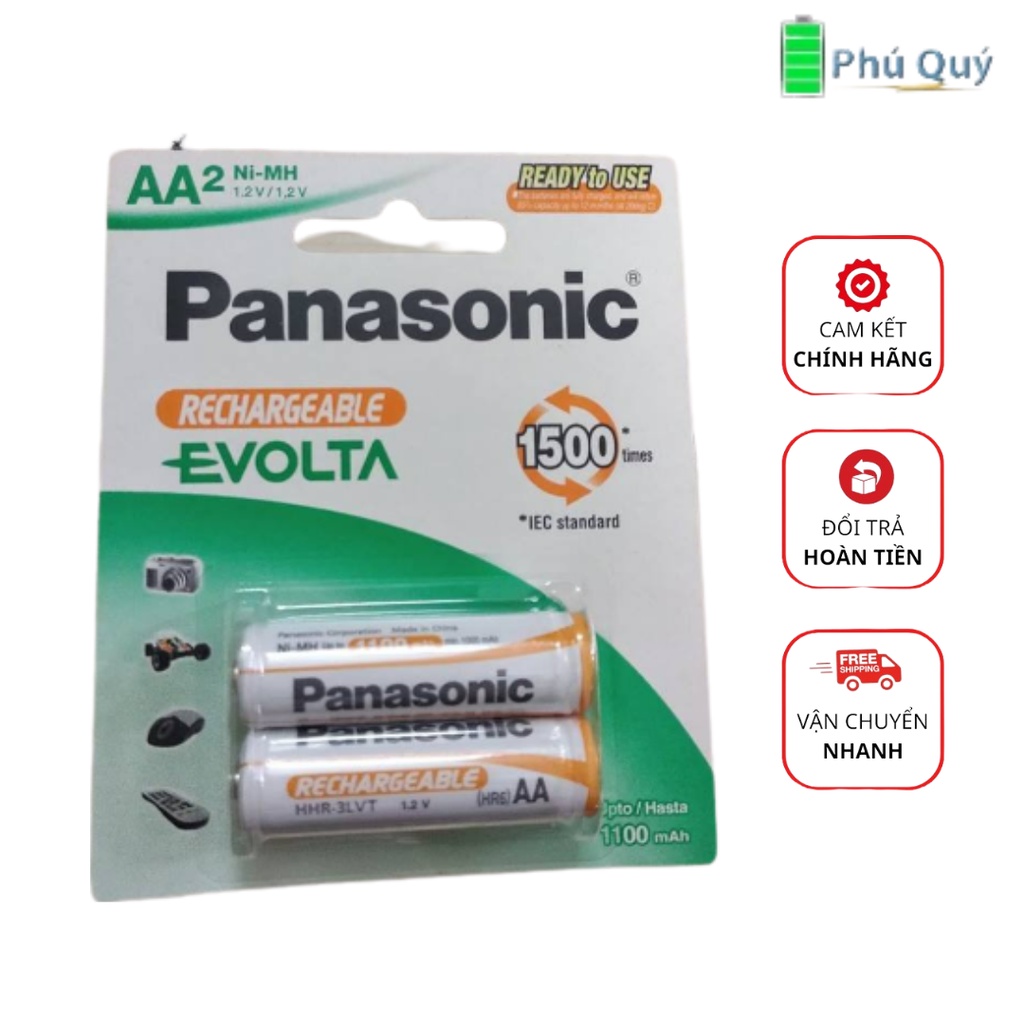 Pin đũa Sạc Aaa Panasonic Eneloop Lite Ni Mh 12v 600mah Vỉ 2 Viên Pin Panasonic