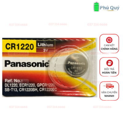 Pin cr1220 panasonic 3v chính hãng